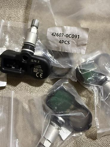 t 4: Датчики давления в шинах (TPMS), комплект 4 шт.
Новые не подошли — 1