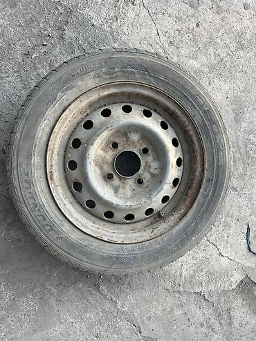 Шины и диски: Запаска с шиной 2 штук шина диск баллон - Диск: штампованный — 5