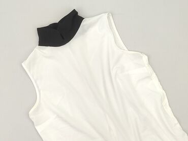 bluzki basic z dekoltem v: Women's blouse, size S (EU 36)