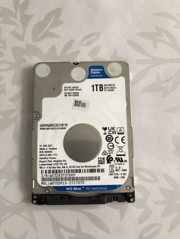 умные часы с сим картой: Маалымат алып жүрүүчү, Western Digital (WD), HDD, 1 ТБ, 2.5", Ноутбук үчүн