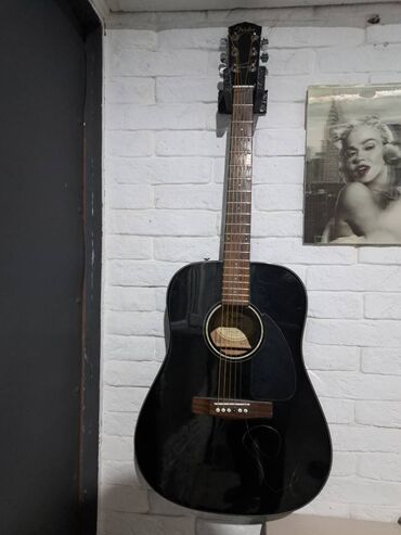 gitara qiymətləri: Акустическая гитара, Fender, 6 струн, Б/у, Платная доставка