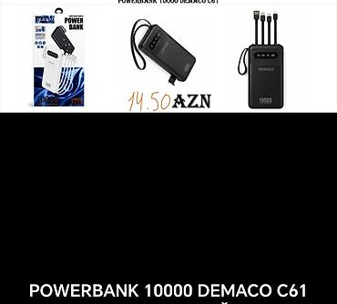 lg kondisioner 60 kv: Demaco C61 Powerbank – 10000 mAh - Tutum: 10000 mAh – gündəlik — 1