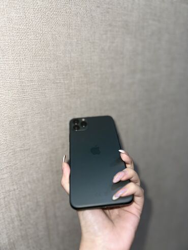 Apple iPhone: IPhone 11 Pro Max, 64 GB, Matte Midnight Green, Simsiz şarj, Face ID