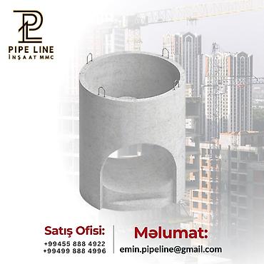 Бетонные колодцы: Beton lyuk yağış sularının drenajı üçün istifadə olunan beton bloklar — 2