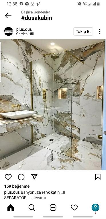 Duş kabinaları, arakəsmələr: Hamam aksesuarları, dolab, vanna,cambalkon, kabin, arakesme ve -da lalafo.az — 9 Duş kabinaları, arakəsmələr: Hamam aksesuarları, dolab, vanna,cambalkon, kabin, arakesme ve — 9