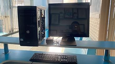 HP stolüstü kompüter seti Tərkib: - HP Pro qüllə tipli sistem bloku