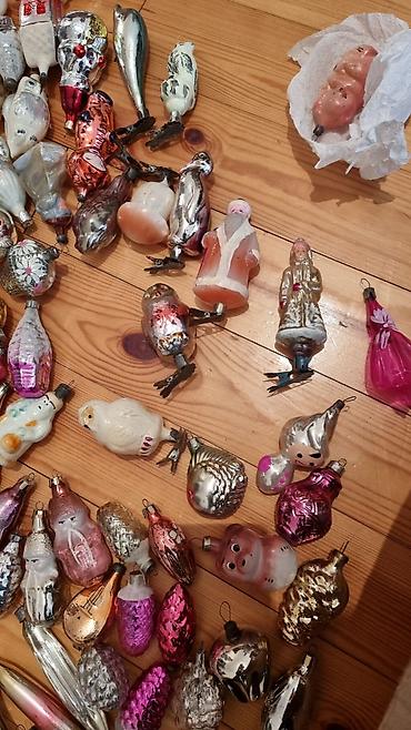 yolka: Məhsul: Şüşədən hazırlanmış köhnə Yeni il/şam ağacı oyuncaqları — 5