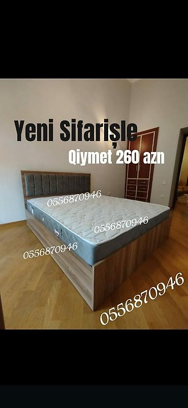 Sifarişlə çarpayılar: İkinəfərlik, Bazasız, Pulsuz matras, Siyirməsiz, Rusiya, Sadə laminat — 1