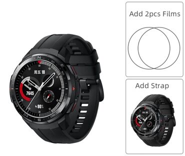 Smart saatlar: Yeni, Smart saat, Honor, Sensor ekran, rəng - Qara — 2