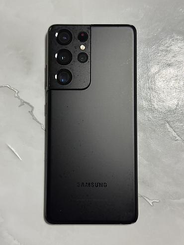 сумка новый: Samsung Galaxy S21 Ultra 5G, Б/у, 256 ГБ, цвет - Черный, 1 SIM, eSIM — 3