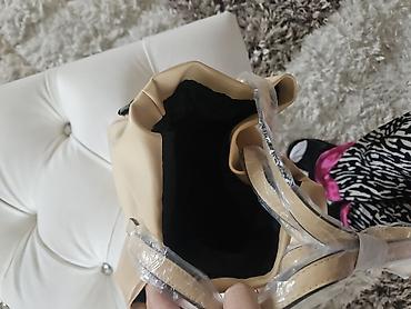 Çantalar: Victoria’s Secret qadın tote çantası - Rəng: bej (krem ton), qara — 3