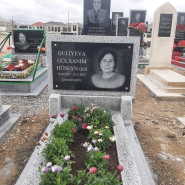 Başqa xidmətlər: Hər növ qəbir daşlarının sifarişi və guraştirmasi qəbul olunur — 6