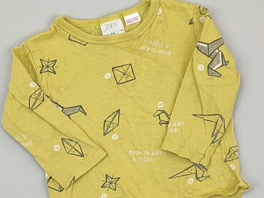 koszula w krate zara: Bluzka, Zara Kids, 6-9 m, stan - Dobry