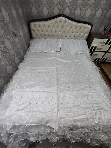 stul örtükləri: Yataq üçün Yeni Qaşlı rəng - Ağ Yataq örtüyü, Ünvandan götürmə — 3