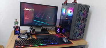 плата микросхема: Компьютер, ядер - 4, ОЗУ 16 ГБ, Игровой, Б/у, Intel Core i5, AMD Radeon RX 580, HDD + SSD