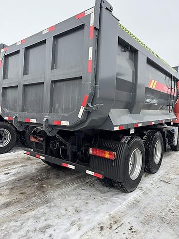Другой строительный транспорт: Самосвал FAW (китайский бренд), колесная формула красная кабина — 6