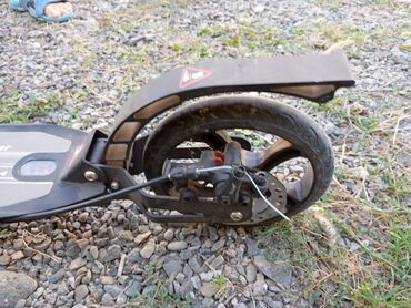 Samokatlar: Şəhər skuterı – mexaniki (elektriksiz), böyük təkərlər və amortizasiya — 3