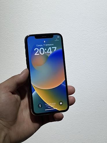 Apple iPhone: IPhone X, 256 ГБ, Space Gray, Наушники, 78 % — 1