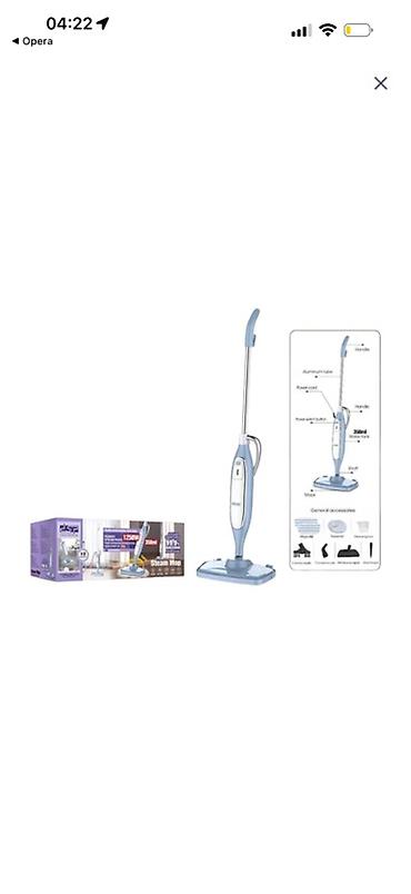 Buxarli döşəmə təmizləyicisi – 1250W Cemi 2defe istifade olunub lalafo.az -da Buxarli döşəmə təmizləyicisi – 1250W Cemi 2defe istifade olunub