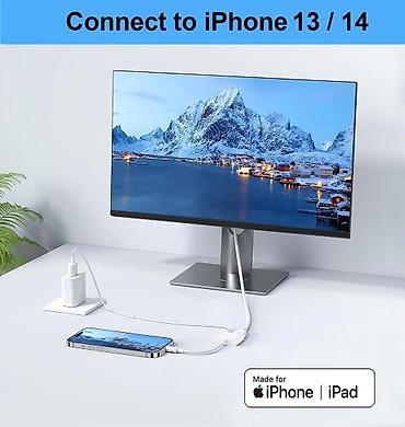 aparat za limfnu drenazu: Lightning na HDMI adapter sa dodatnim Lightning priključkom za — 2