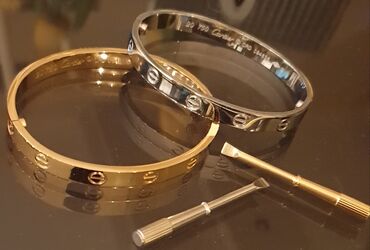 Narukvice: Čvrsta narukvica, Cartier, Materijal: Srebro — 2