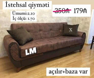 кровать с базой: Диван, Новый, Раскладной, С подъемным механизмом at lalafo.az кровать с базой: Диван, Новый, Раскладной, С подъемным механизмом