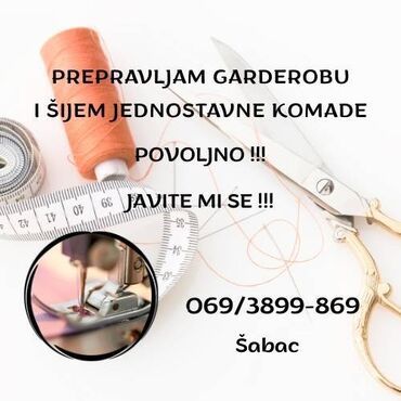 vunene pantalone zenske: Prepravljam garderobu i šijem jednostavne pantalone i haljine .Javite