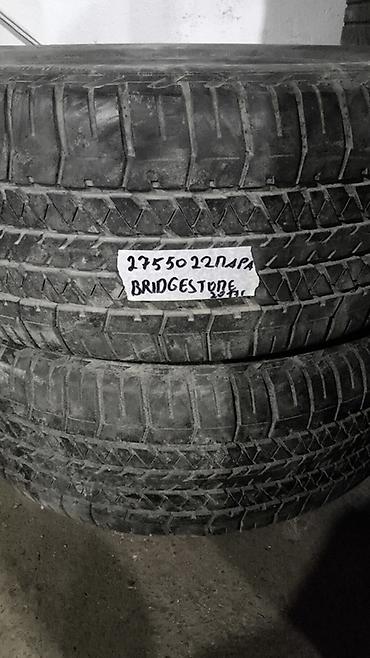 275 50 r22: Шины 275 / 50 / R 22, Лето, Б/у, Пара, Внедорожные (АТ/МТ), Bridgestone — 1