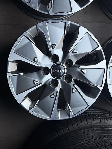work r18: Литые Диски R 16 Kia, Комплект, отверстий - 5, Б/у — 4