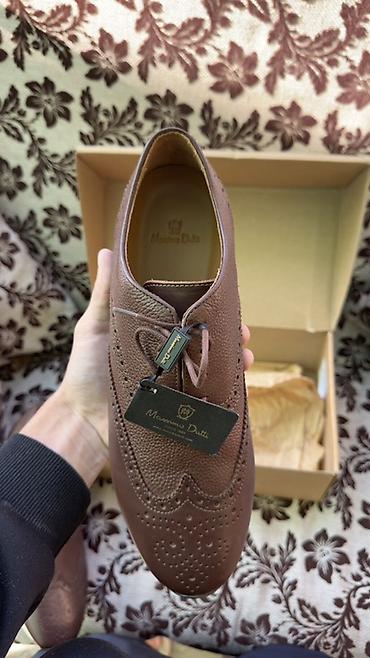 mind error jeans: Мужские туфли, 41, Massimo Dutti, Новый, цвет - Коричневый, Самовывоз, Платная доставка — 2