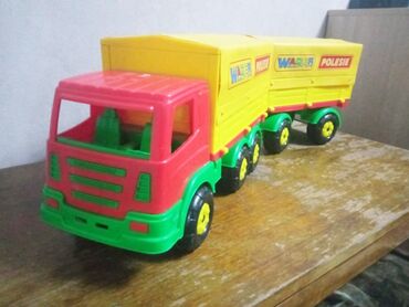 передвижной домик: Грузовик с прицепом и съёмным тентом. Большой. Состояние очень