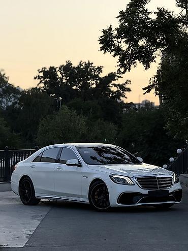 mersedes e class: Mercedes-Benz S-class AMG: 2019 г., 4 л, Автомат, Бензин, Седан — 1