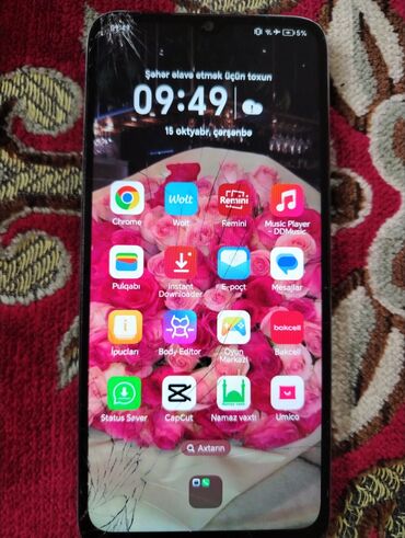 islemis telfon: Honor x5 plus, 64 gb yaddaş, heç bir problemi yoxdu Donmur, Sadəcə üzü