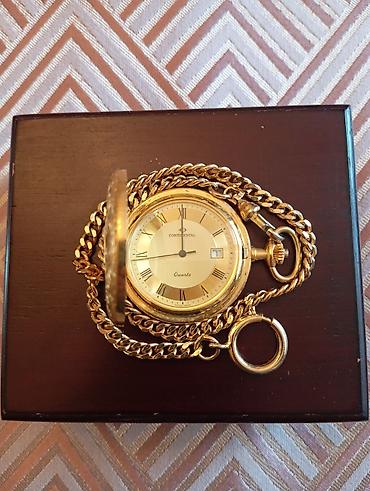 dəsti: CONTINENTAL Swiss Made cib saatı – zəncirli, qapaqlı model - Brend — 3