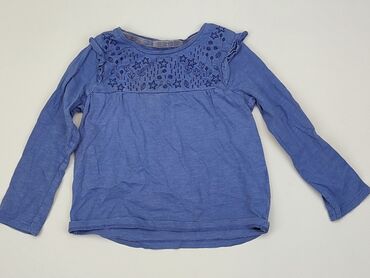 niebieska bluzka hiszpanka: Blouse, 2-3 years, 92-98 cm, condition - Good