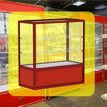 стеклянные витрины для магазина бу: Прилавок из профиля и стекла, Акция, с порогом, для магазина
