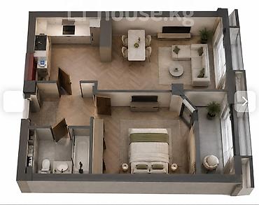 67: 2-комнатная евро-квартира в ЖК Sunhouse 2. $67 000 ≈ 5 862 500 сом — 3