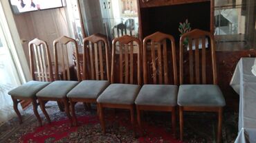 покупка мебели бу: 6 стульев, Б/у, Дерево, Азербайджан, Нет доставки