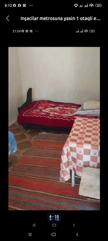 Həyət evi alıram: 40 kv. m, 1 otaqlı, Kombi, Qaz, İşıq