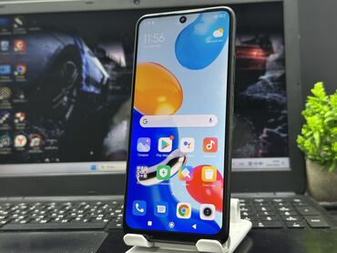 redmi note 9 цена бишкек: Redmi, Redmi Note 11, Колдонулган, 128 ГБ, түсү - Көк, 2 SIM