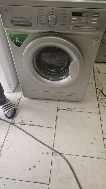 прием стиральных машин на запчасти: Paltaryuyan maşın LG, 8 kq, İşlənmiş, Avtomat, Qurutmasız, Kredit yoxdur