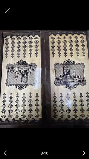 Nərdlər: Taxta nərd/şahmat dəsti - Material: ağacdan hazırlanmış, laklı səth - — 8
