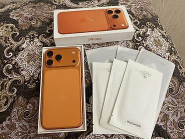 Apple iPhone: IPhone 17 Pro Max, Б/у, 256 ГБ, Защитное стекло, Чехол, Кабель, 100 % — 1