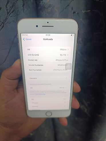 Mobil telefonlar: IPhone 8 Plus, 64 GB, Qızılı, Qırıq — 3