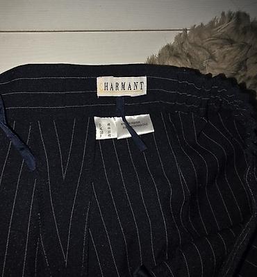 man: Pantalone CHARMANT – teget sa sitnim belim prugama,cigaret. - Kroj — 3