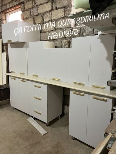 mdf kuxna mebelleri: *MƏTBƏX mebeli yeni :-TƏCİLİ SATILIR*‼️ QİYMƏT:-500₼ Ölçü 245 alt 305