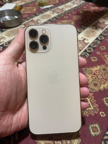 Apple iPhone: IPhone 12 Pro Max, 256 GB, Qızılı, Face ID