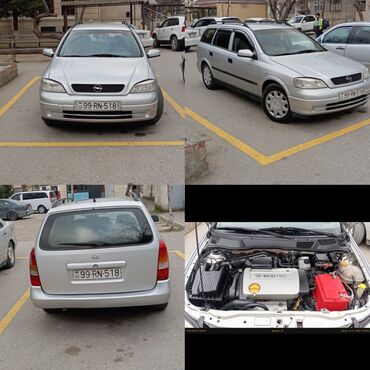 запчасти на опель: Opel Astra Caravan (universal), gümüşü rəng. - Kuzov: 5 qapılı