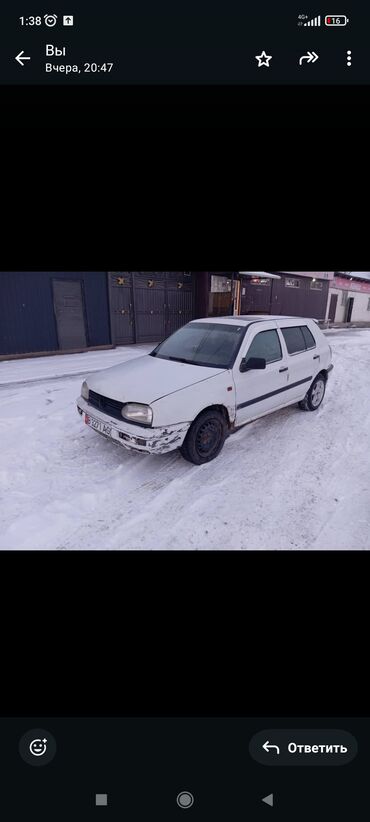 Volkswagen: Volkswagen Golf: 1995 г., 1.8 л, Механика, Бензин