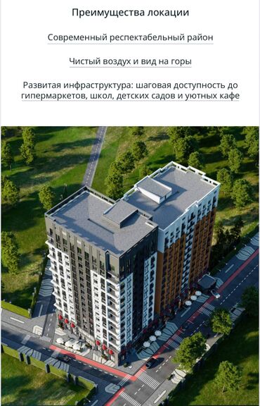 Продажа квартир: 2 комнаты, 71 м², Элитка, 4 этаж, ПСО (под самоотделку) — 4